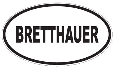 BRETTHAUER - Oval Magnet