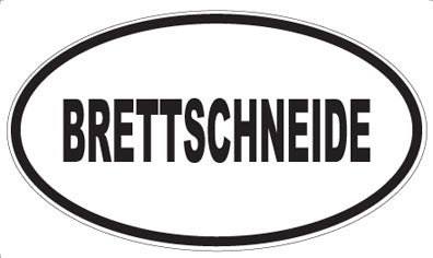 BRETTSCHNEIDE - Oval Magnet