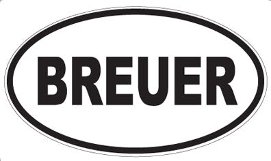 BREUER - Oval Magnet