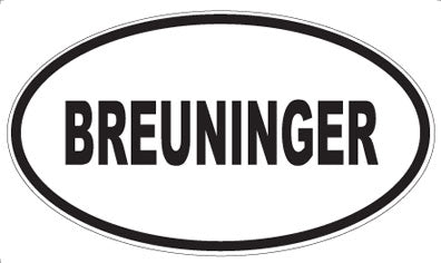 BREUNINGER - Oval Magnet