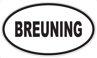 BREUNING - Oval Magnet