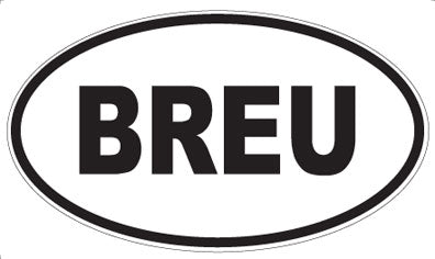 BREU - Oval Magnet