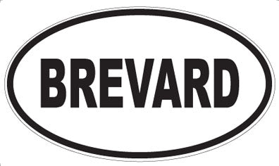 BREVARD - Oval Magnet