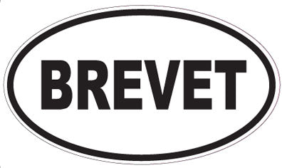 BREVET - Oval Sticker