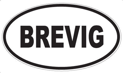 BREVIG - Oval Magnet