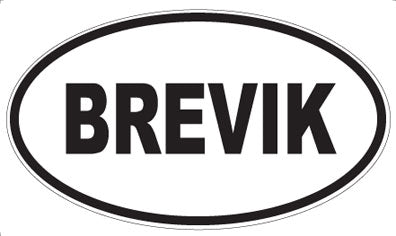 BREVIK - Oval Magnet