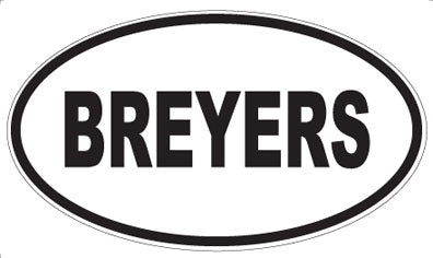 BREYERS - Oval Magnet