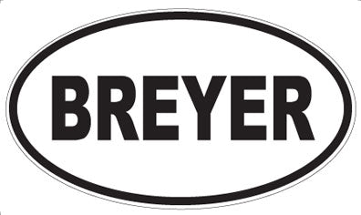 BREYER - Oval Magnet