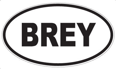 BREY - Oval Magnet