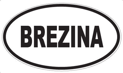 BREZINA - Oval Magnet