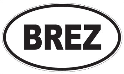 BREZ - Oval Magnet