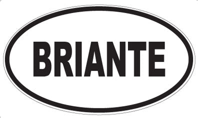 BRIANTE - Oval Magnet