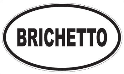 BRICHETTO - Oval Magnet