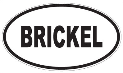 BRICKEL - Oval Magnet