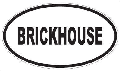 BRICKHOUSE - Oval Magnet