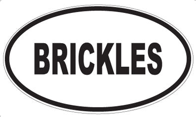 BRICKLES - Oval Magnet