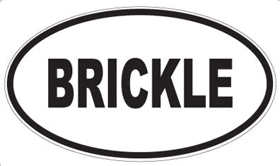 BRICKLE - Oval Magnet