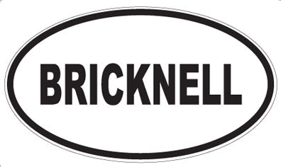 BRICKNELL - Oval Magnet