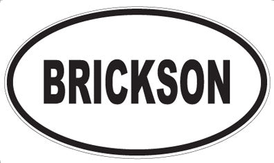 BRICKSON - Oval Magnet