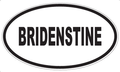 BRIDENSTINE - Oval Magnet
