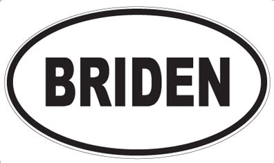 BRIDEN - Oval Magnet
