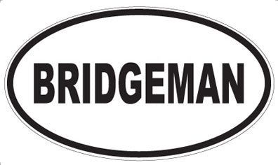 BRIDGEMAN - Oval Magnet