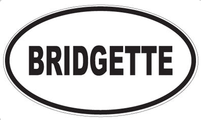 BRIDGETTE - Oval Magnet