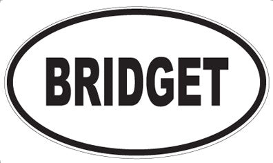 BRIDGET - Oval Magnet