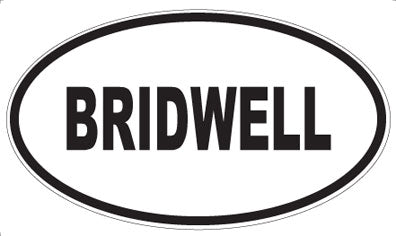BRIDWELL - Oval Magnet