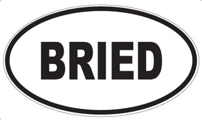 BRIED - Oval Magnet