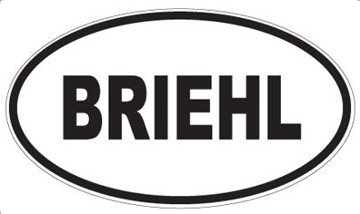 BRIEHL - Oval Magnet