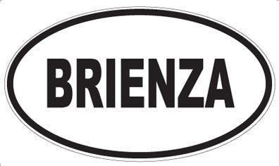 BRIENZA - Oval Magnet