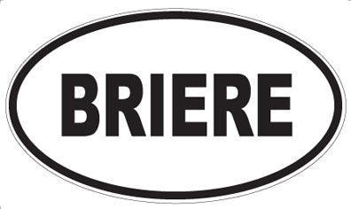 BRIERE - Oval Magnet