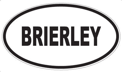 BRIERLEY - Oval Magnet