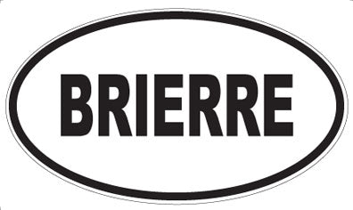 BRIERRE - Oval Magnet