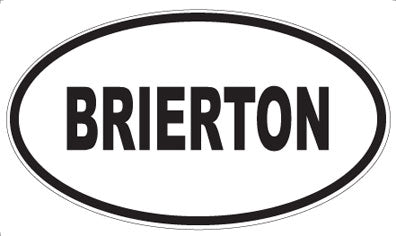 BRIERTON - Oval Magnet