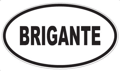 BRIGANTE - Oval Magnet
