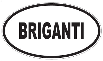 BRIGANTI - Oval Magnet