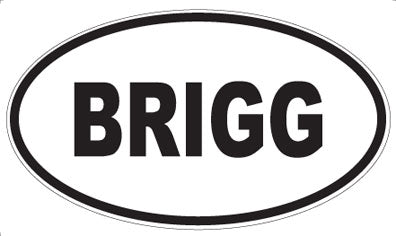 BRIGG - Oval Magnet