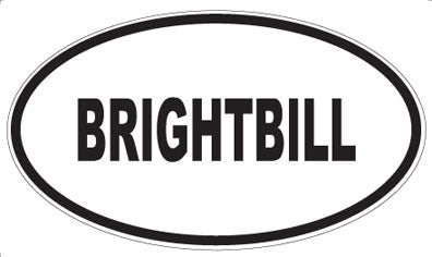 BRIGHTBILL - Oval Magnet