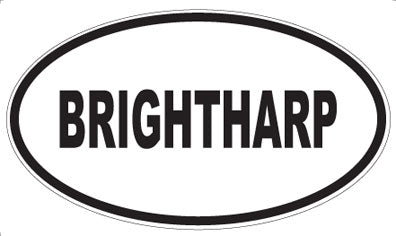 BRIGHTHARP - Oval Magnet