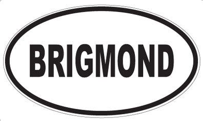 BRIGMOND - Oval Magnet