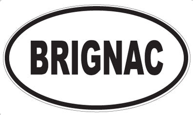 BRIGNAC - Oval Magnet