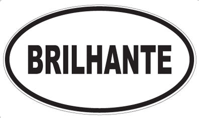 BRILHANTE - Oval Magnet