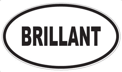 BRILLANT - Oval Magnet