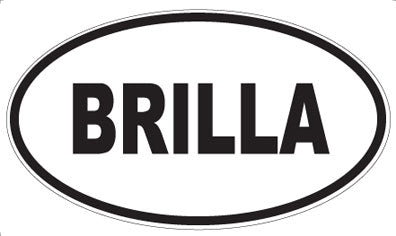 BRILLA - Oval Magnet
