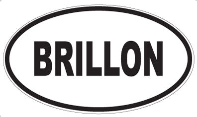 BRILLON - Oval Magnet