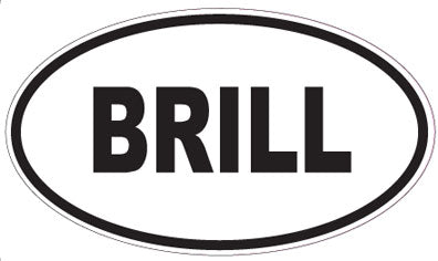 BRILL - Oval Magnet