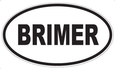 BRIMER - Oval Magnet