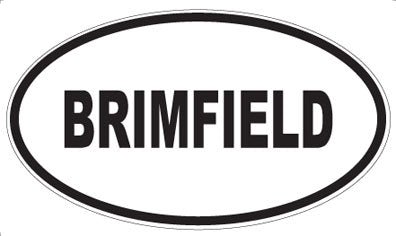 BRIMFIELD - Oval Magnet
